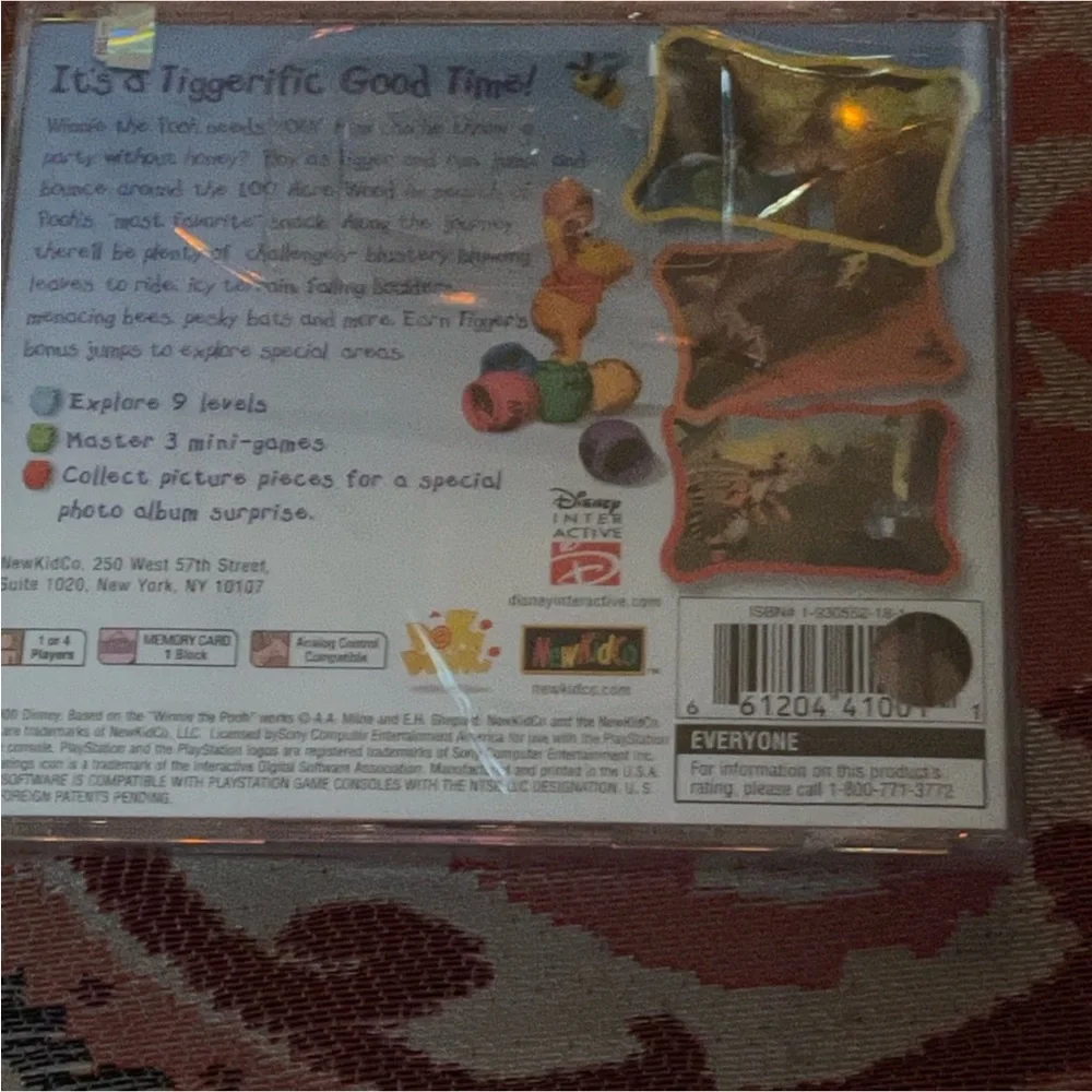 Tigger’s Honey Hunt, Disney PlayStation PS1 Game, New Factory Sealed